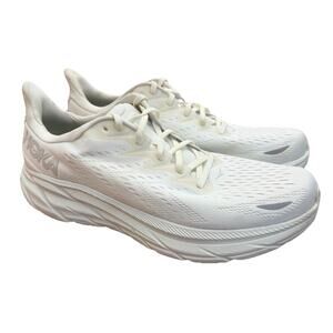 Hoka One One Clifton 8 Sneakers in White Mens Size 12.5D